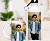 Personalised Mug With Sipper Bottle