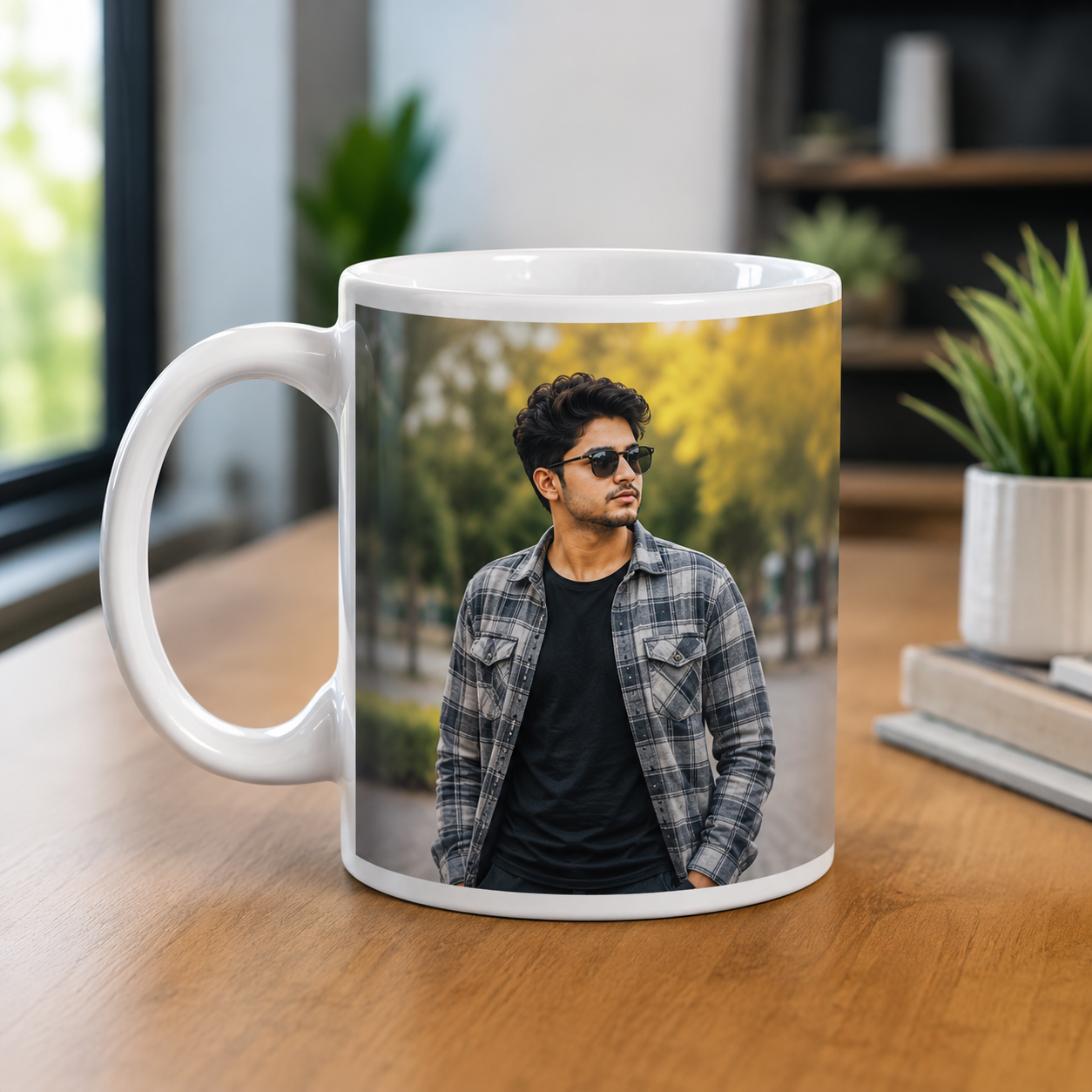 Personalised Mug With Sipper Bottle