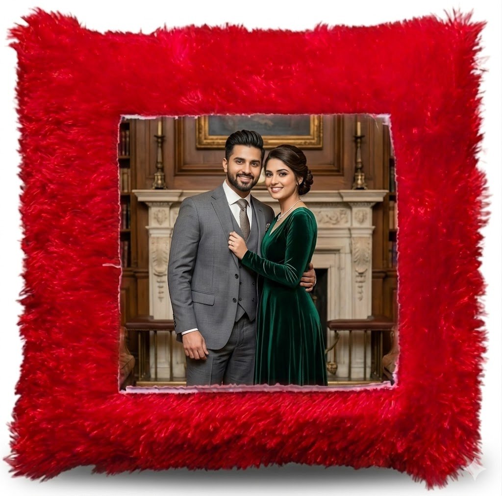 personalized photo cushion