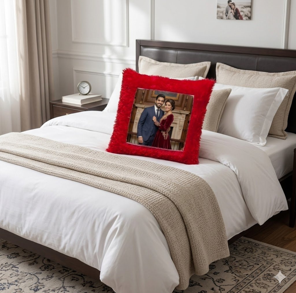 personalized photo cushion