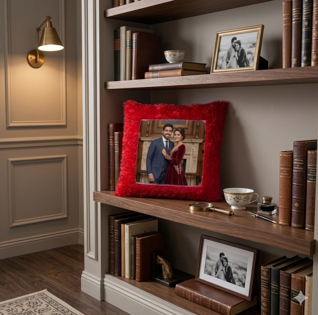 personalized photo cushion