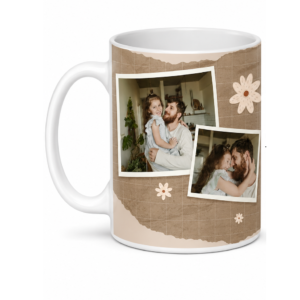 custom photo & name father’s day coffee mug