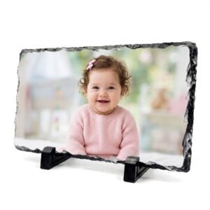 personalized slate photo frame