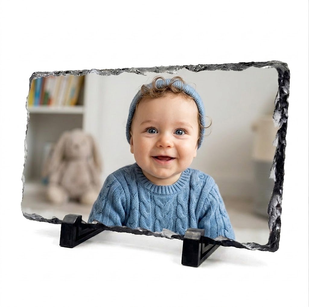 custom rock photo plaque